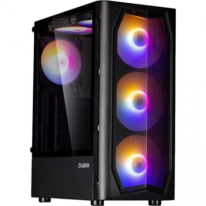 Корпус ZALMAN N4 черный без БП ATX 3x120mm 2xUSB2.0 1xUSB3.0 audio bott PSU N4  BLACK
